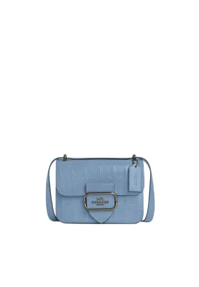 ( AS IS ) Coach Morgan Square Crossbody Bag In Cornflower CN313