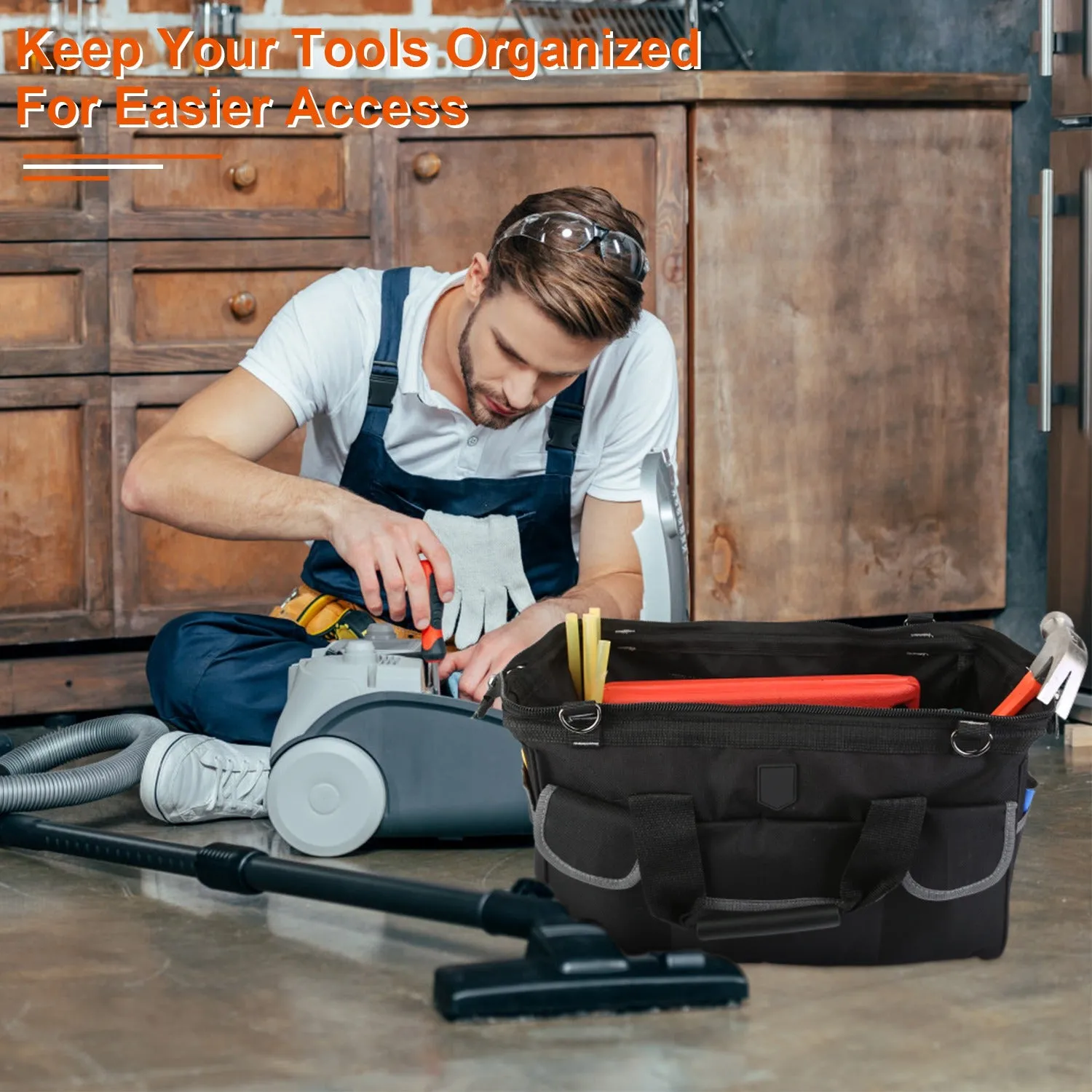 16.7-Inch Tool Storage Multi-Purpose Bag