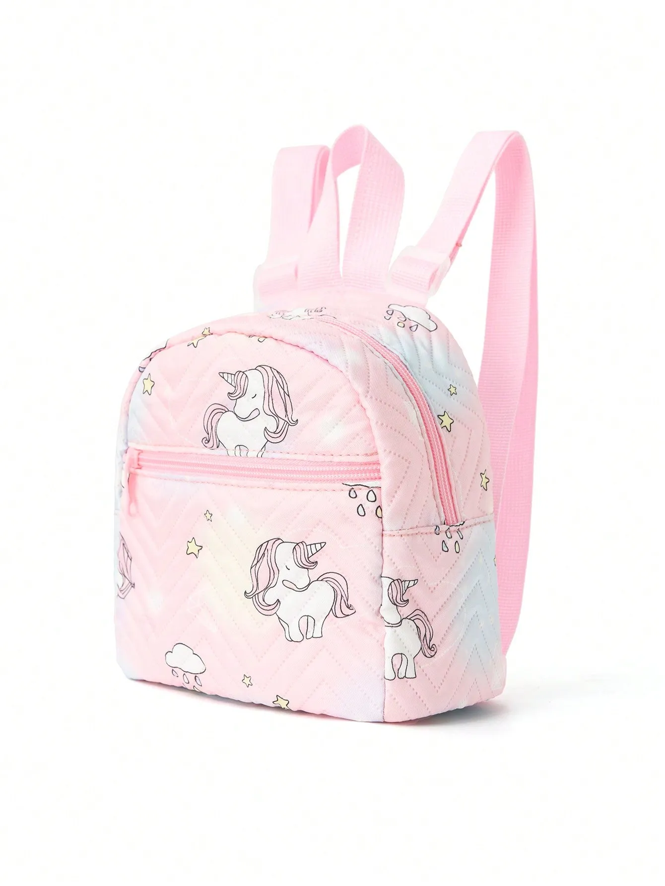 1pc Mini Cute Unicorn Print Children's Backpack, Suitable For Girls, Primary School Students, Middle School Students, Travel Vacations, Schools, Holiday Gifts, Daily Use