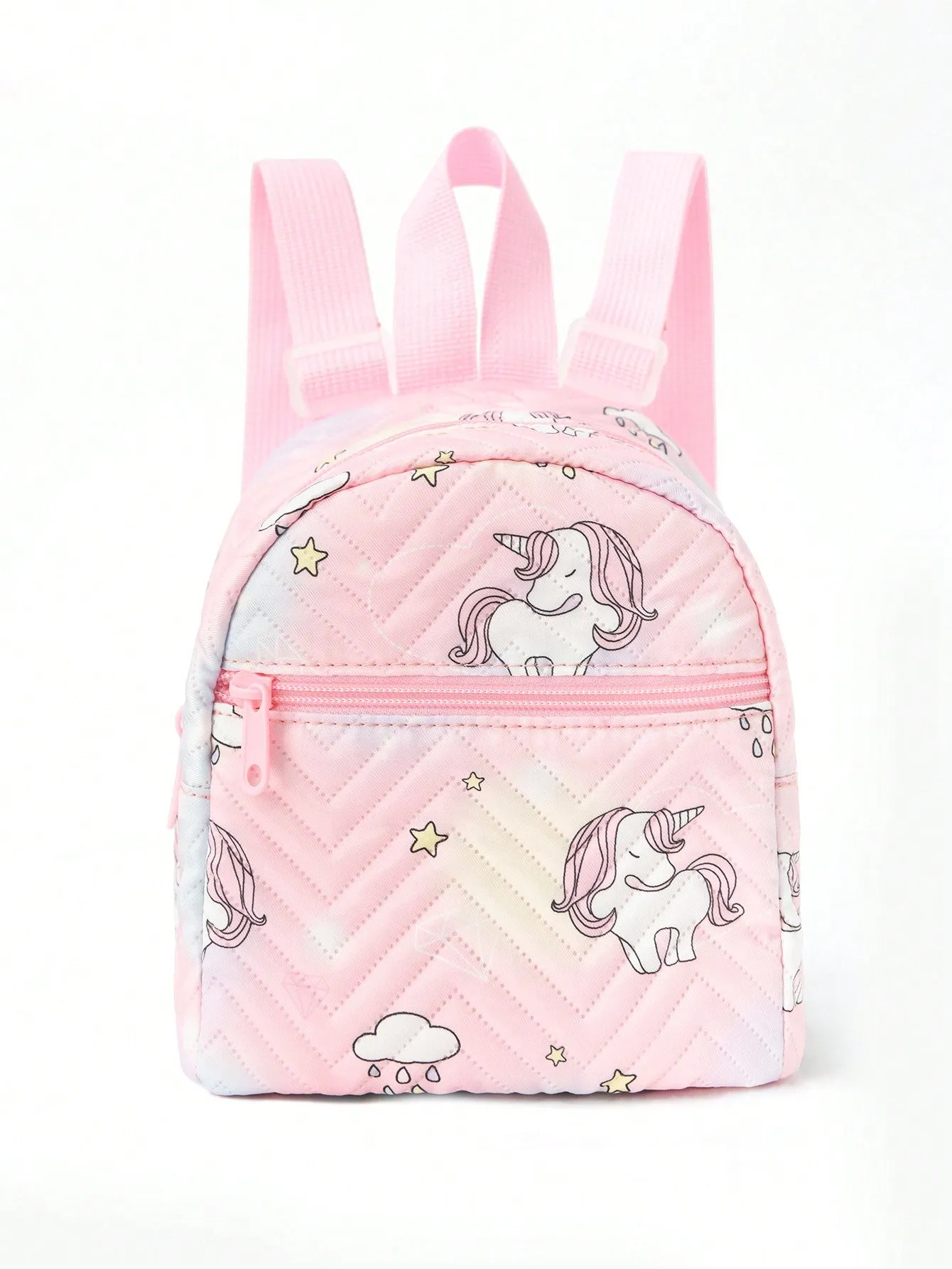 1pc Mini Cute Unicorn Print Children's Backpack, Suitable For Girls, Primary School Students, Middle School Students, Travel Vacations, Schools, Holiday Gifts, Daily Use