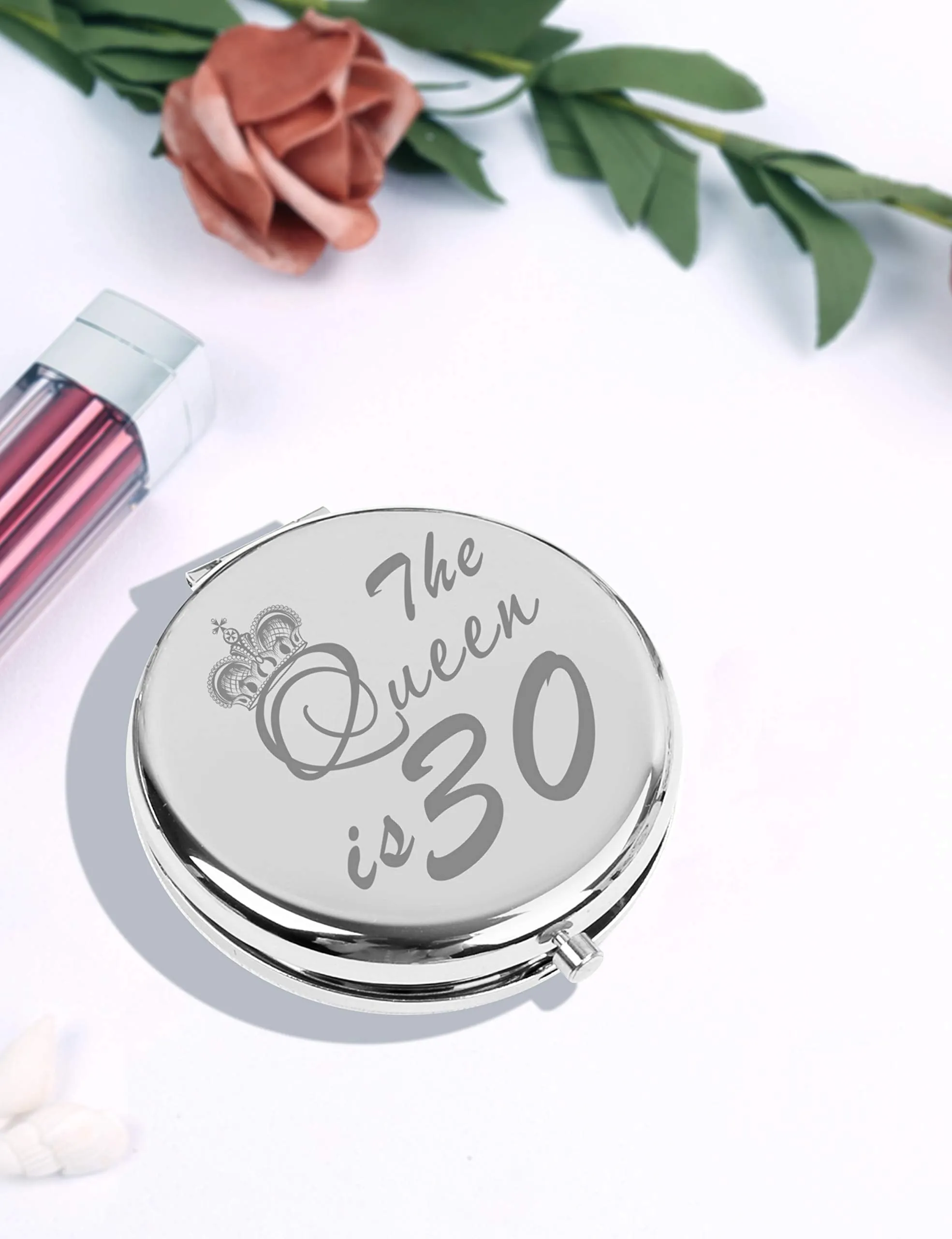 30th Birthday Mirror, 30th Birthday Makeup Bag, 30th Birthday Gifts for Women, Dirty 30