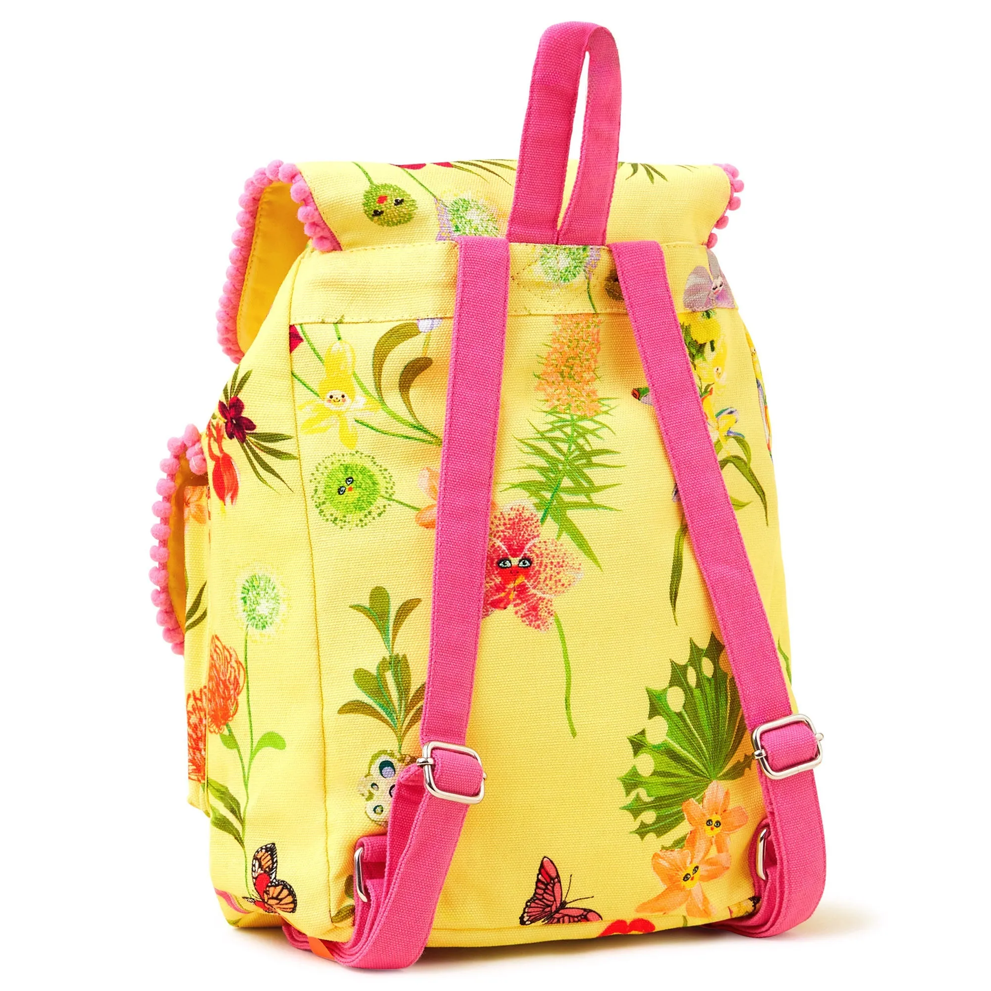 Accessorize London Yellow Floral Backpack