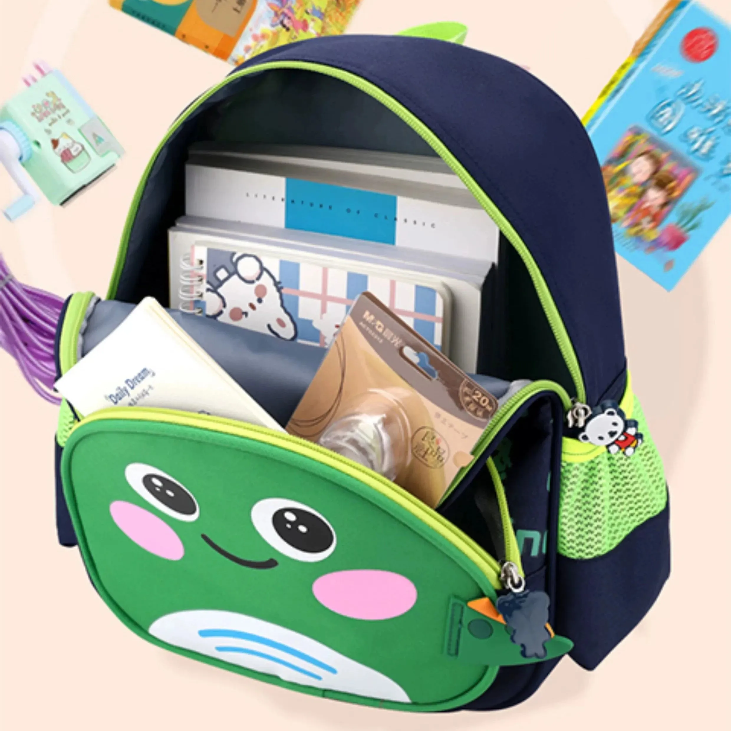 Adorable Cartoon Pet Schoolbag for Kids - Perfect for Kindergarten and Primary School