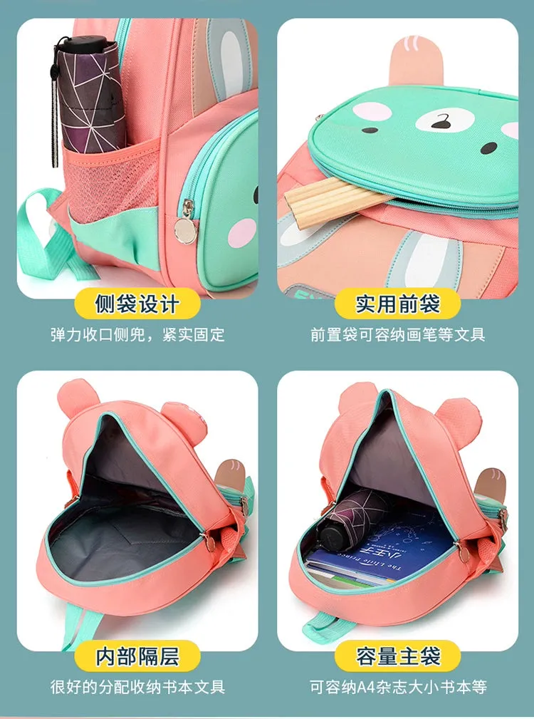 Adorable Cartoon Pet Schoolbag for Kids - Perfect for Kindergarten and Primary School