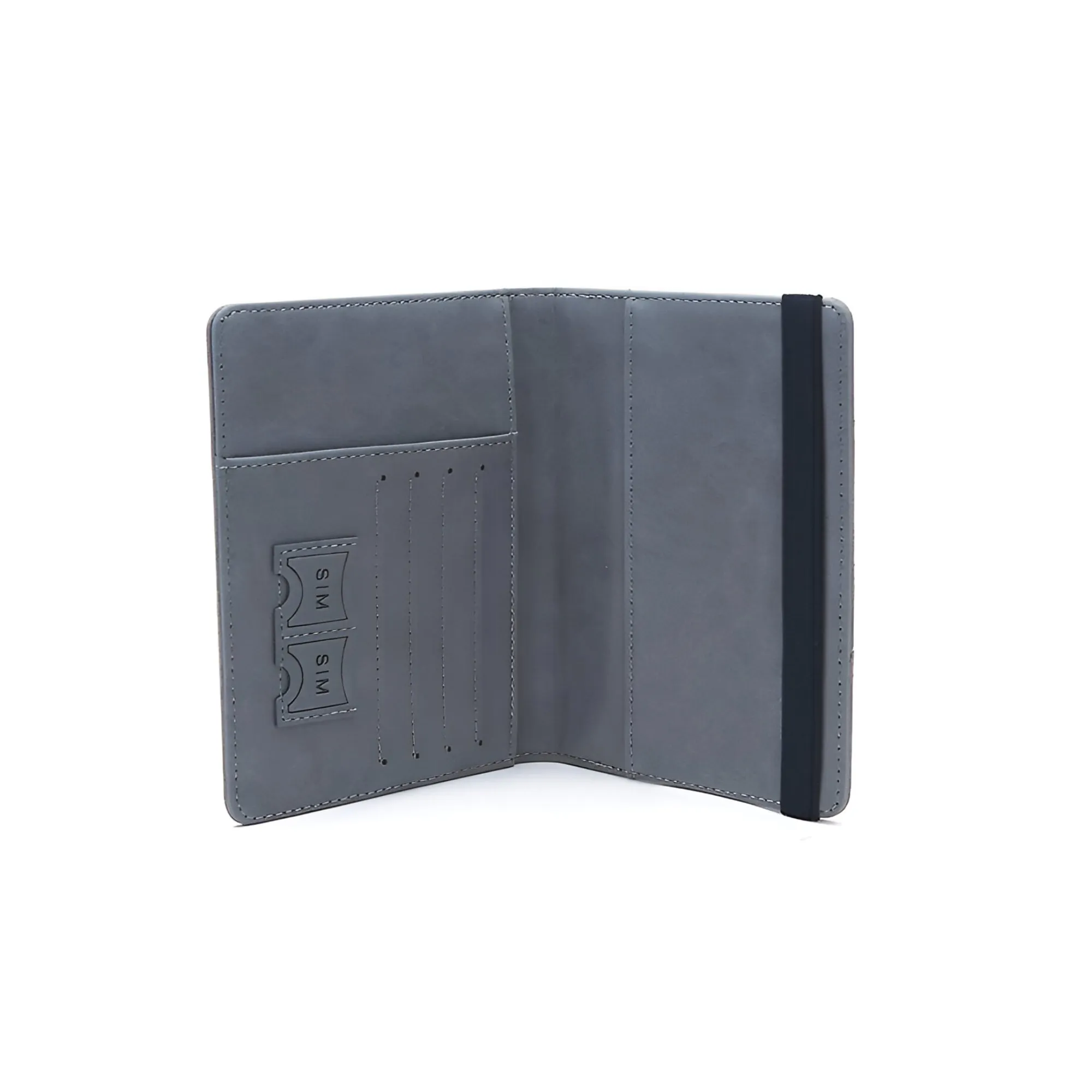 Anti Skimming Travel Wallet And Passport Holder DC-339 GREY