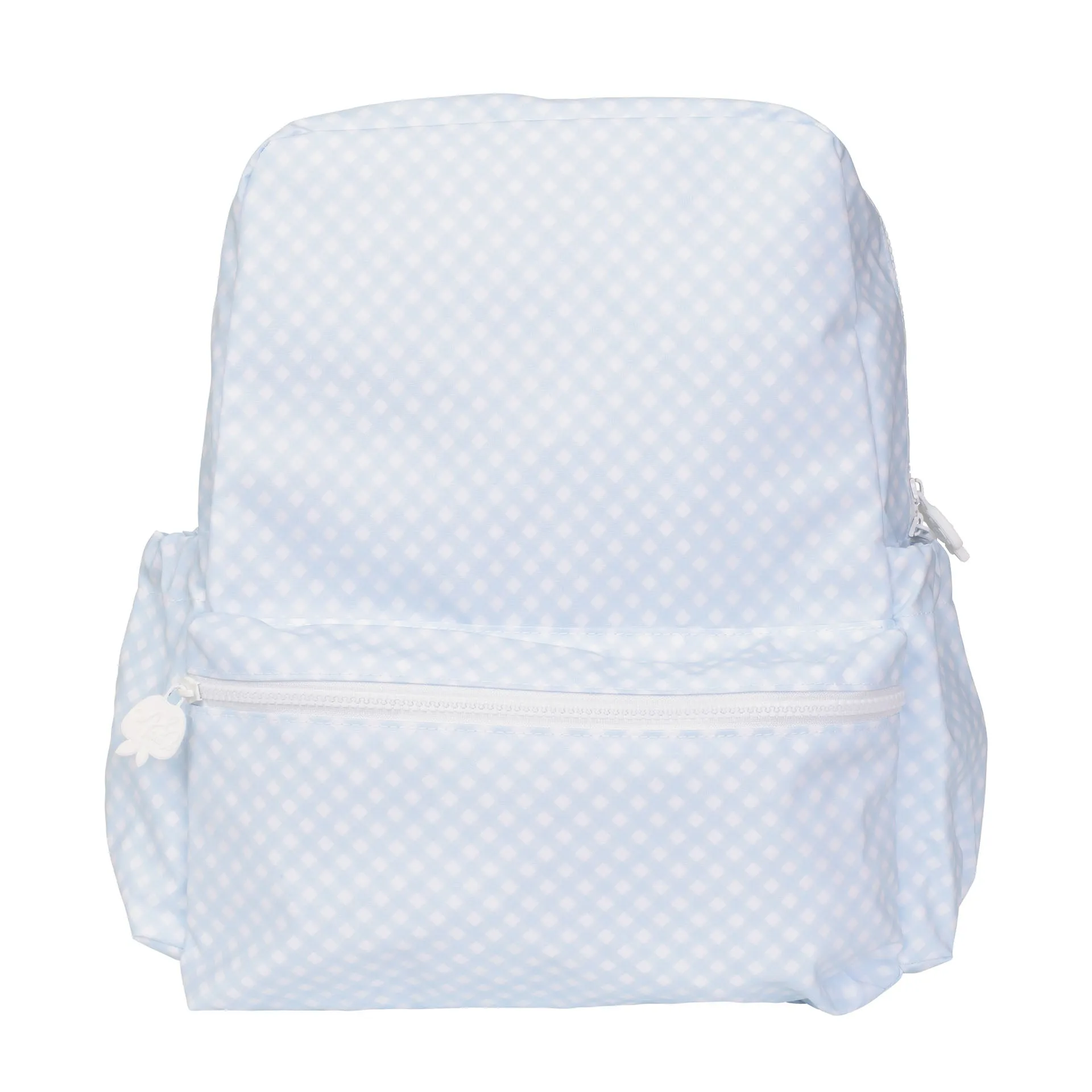 Apple of My Isla Backpack - Blue Gingham