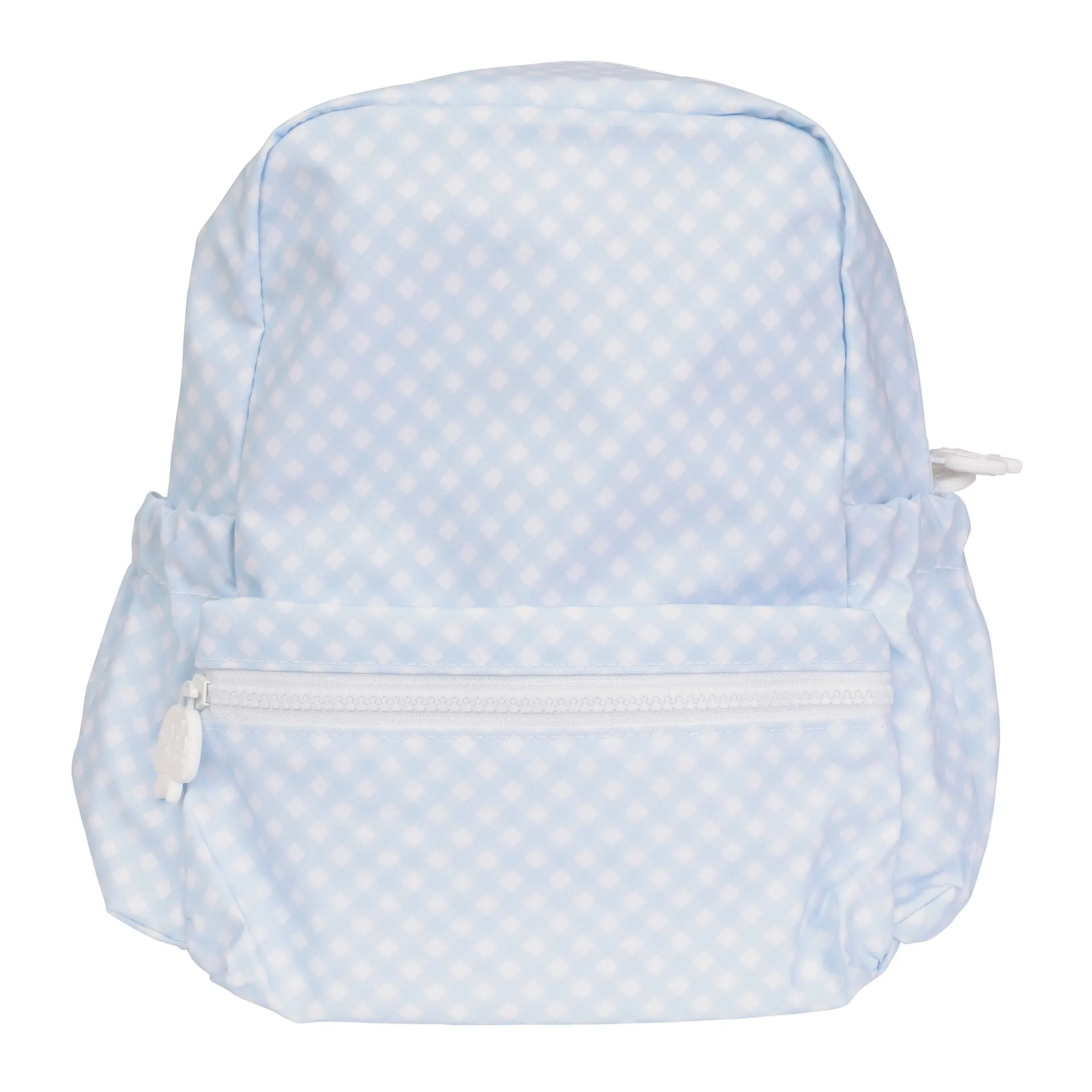 Apple of My Isla Backpack - Blue Gingham