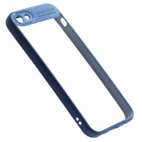 Auto Focus iPhone 5 5s SE phone case blue