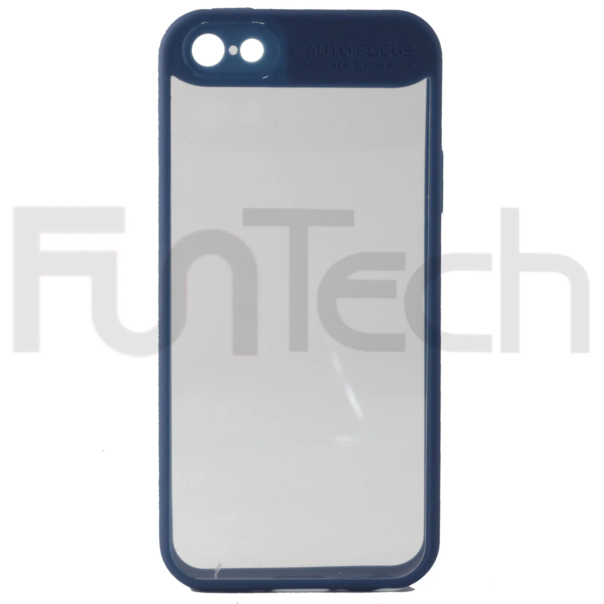 Auto Focus iPhone 5 5s SE phone case blue