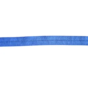 Azure Blue Fold Over Elastic Trim