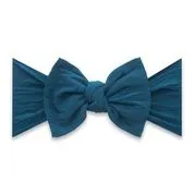 Baby Bling Bows - Classic Knot - Peacock