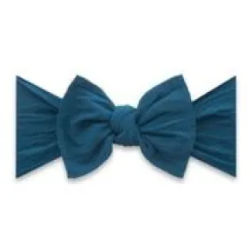 Baby Bling Bows - Classic Knot - Peacock