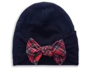 Baby Bling Bows KNOT BEANIE--BLACK