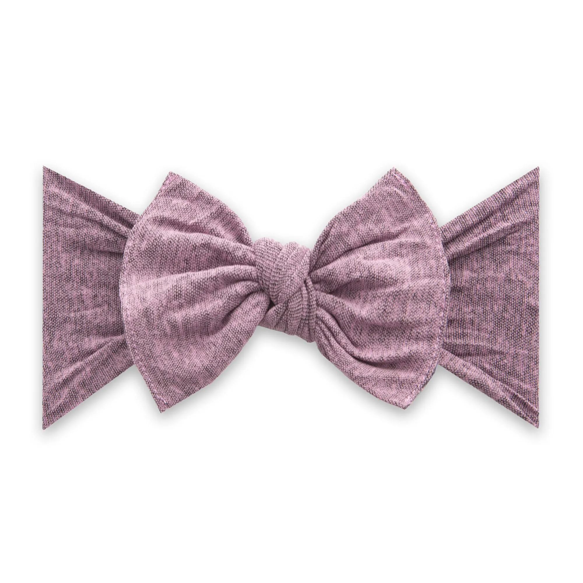 Baby Bling Bows PATTERNED KNOT--Heathered Blossom