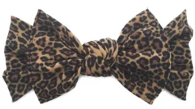 Baby Bling Bows PRINTED KNOT--Leopard