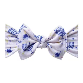 Baby Bling PRINTED KNOT--Menorah