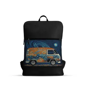 Black Orbit Laptop Backpack VAN-GOGH