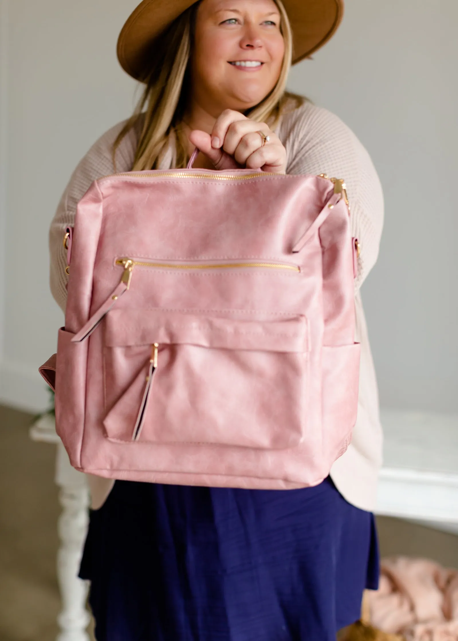 Blush Convertible Guitar Strap Back Pack