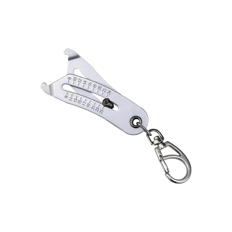 Bolt Size Checker Keychain