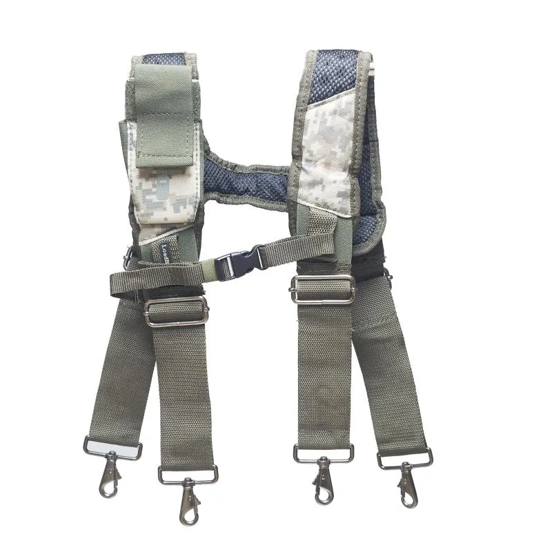 Bucket Boss 55185-DIGC 3 Bag Tool Bag Set with Suspenders in Digital Camo.