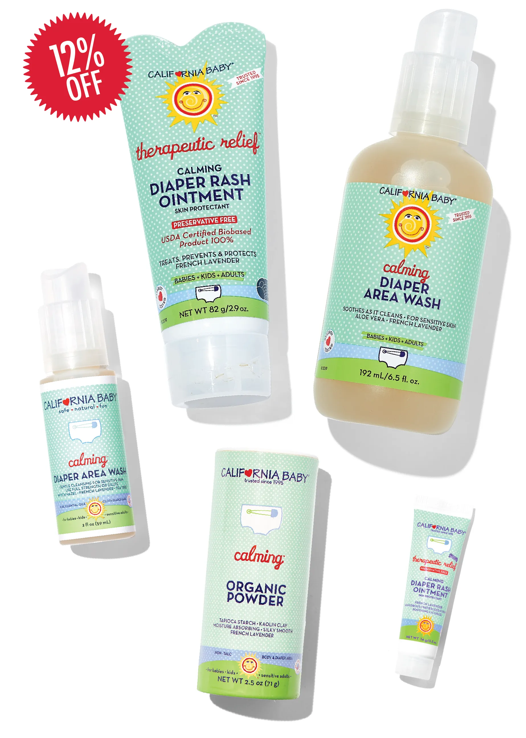 Calming™ 3-Step Diaper Care System