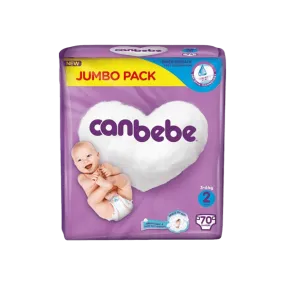 CANBEBE DIAPERS JUMBO PACK MINI 2 - 70 DIAPERS