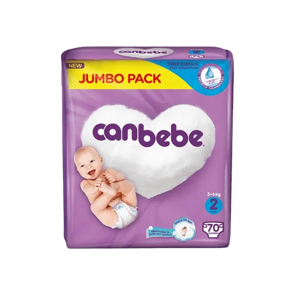 CANBEBE DIAPERS JUMBO PACK MINI 2 - 70 DIAPERS