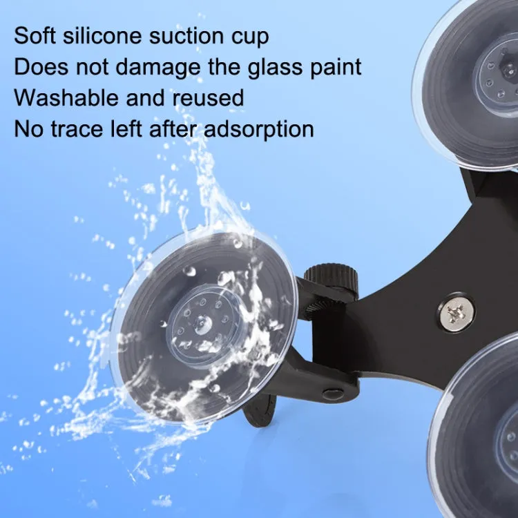 Car General Purpose Vehicle Bracket Suction Cup Fixed Glass Video Shooting Base, Shape: Suction Cup PTZ