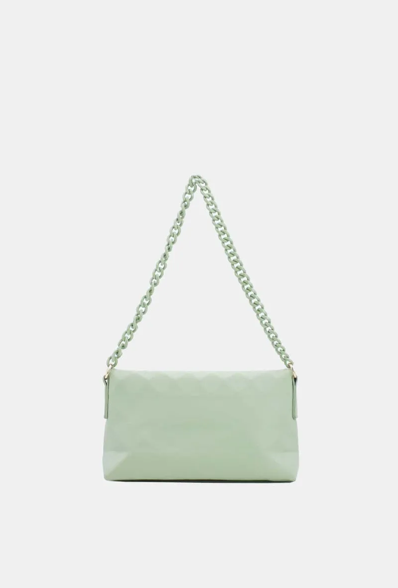 Chain Strap Bag in Green