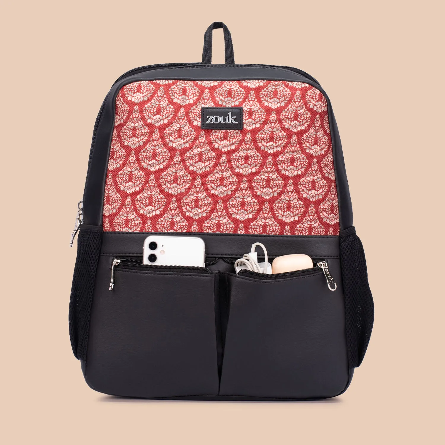 Chanderi Phool Office Backpack