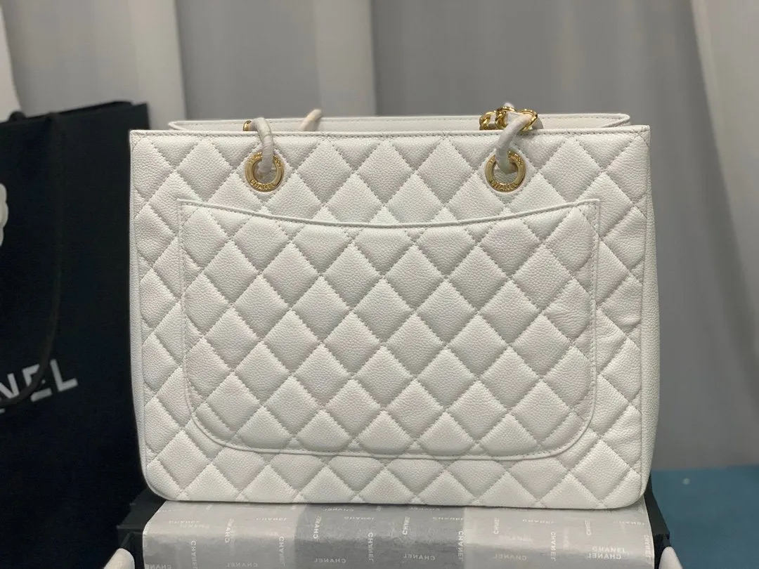 CHLTote Bag Spring Collection Gold Hardware White For Women 13in/33cm