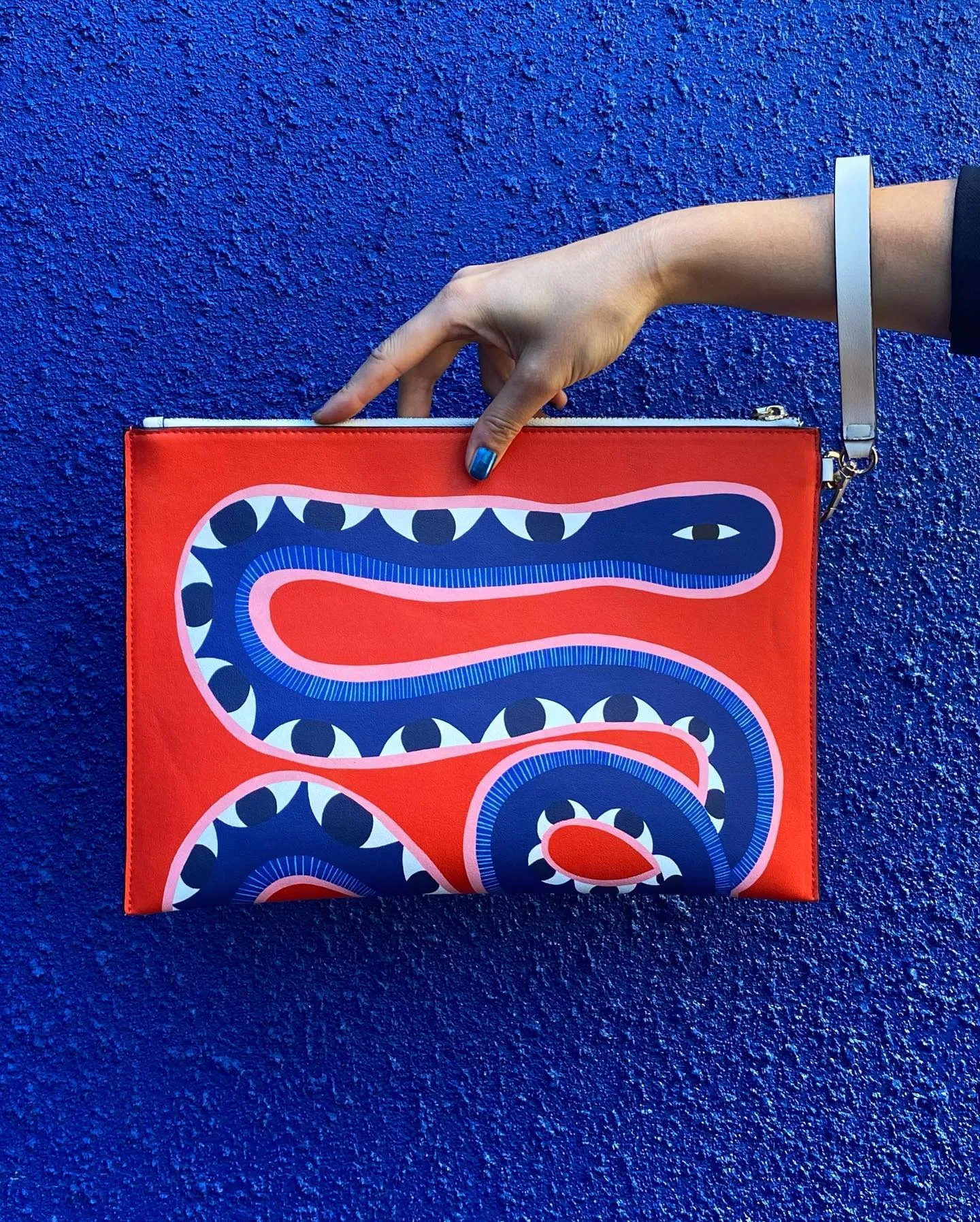 Clutch Bag - Snake