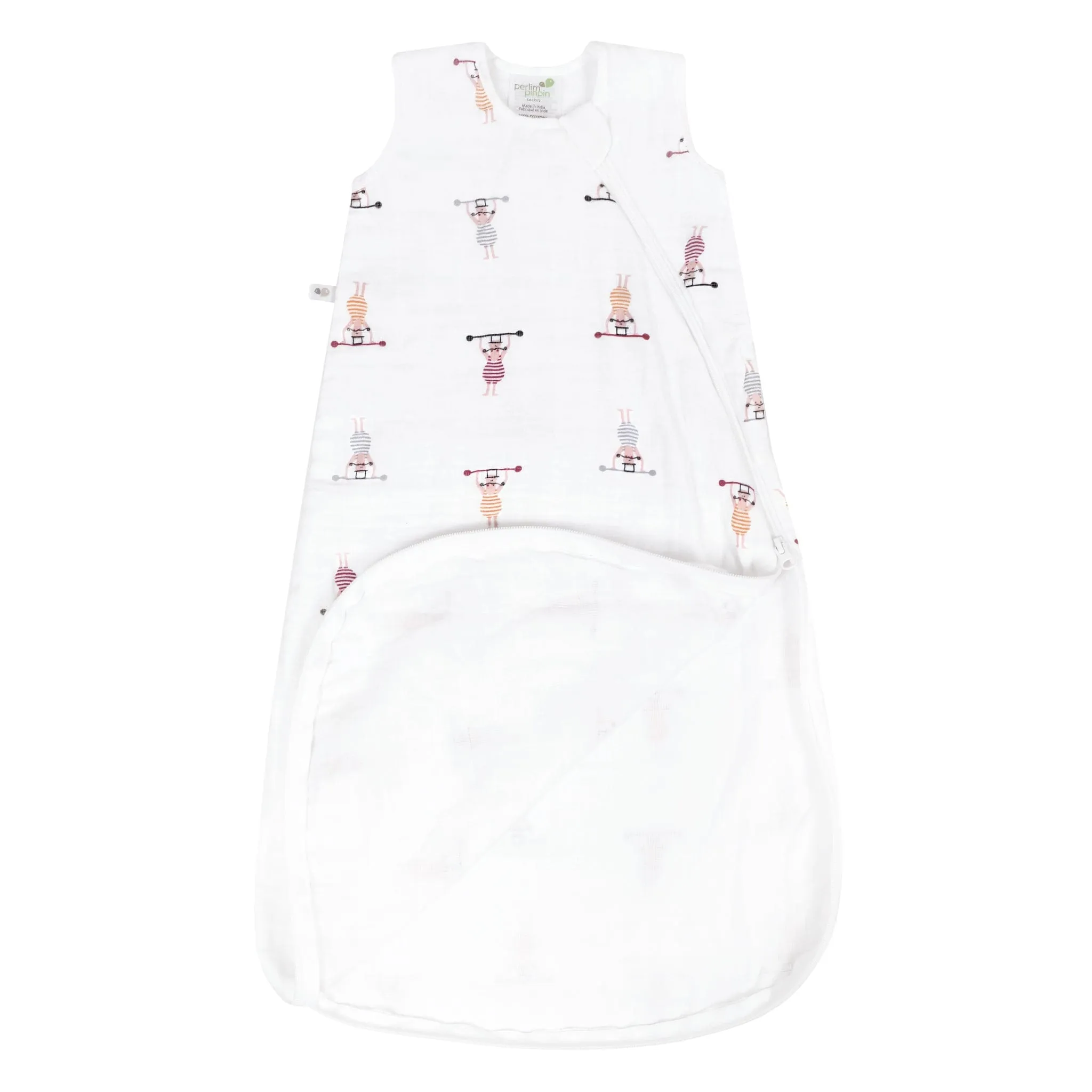 Cotton muslin sleep sack - Circus  (0.7 tog)