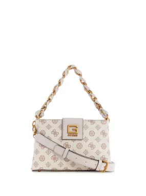 Cream Logo Alva Crossbody Bag