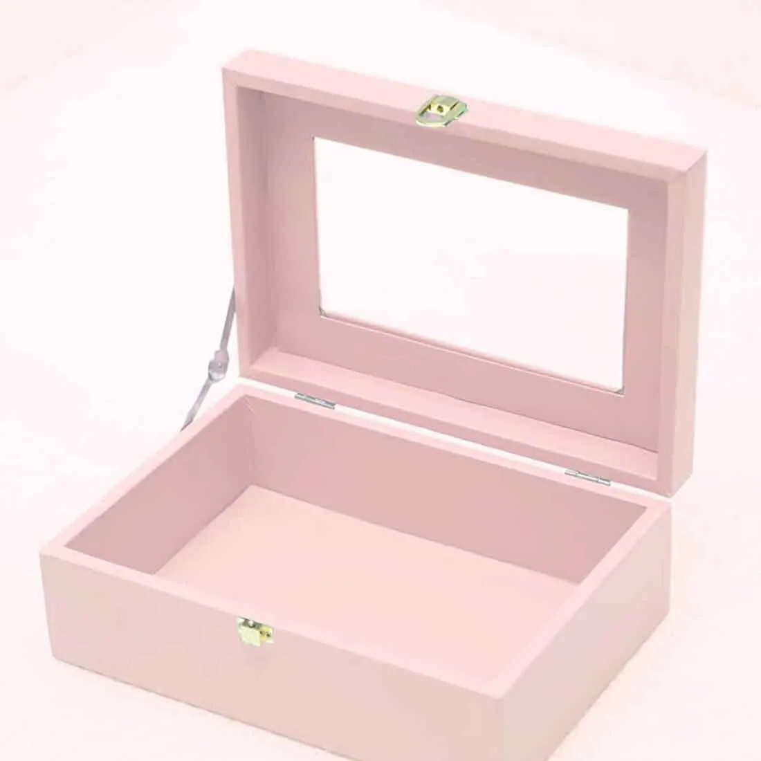 Custom Pink Gift Box with Name for Women Girlfriend - Watercolor