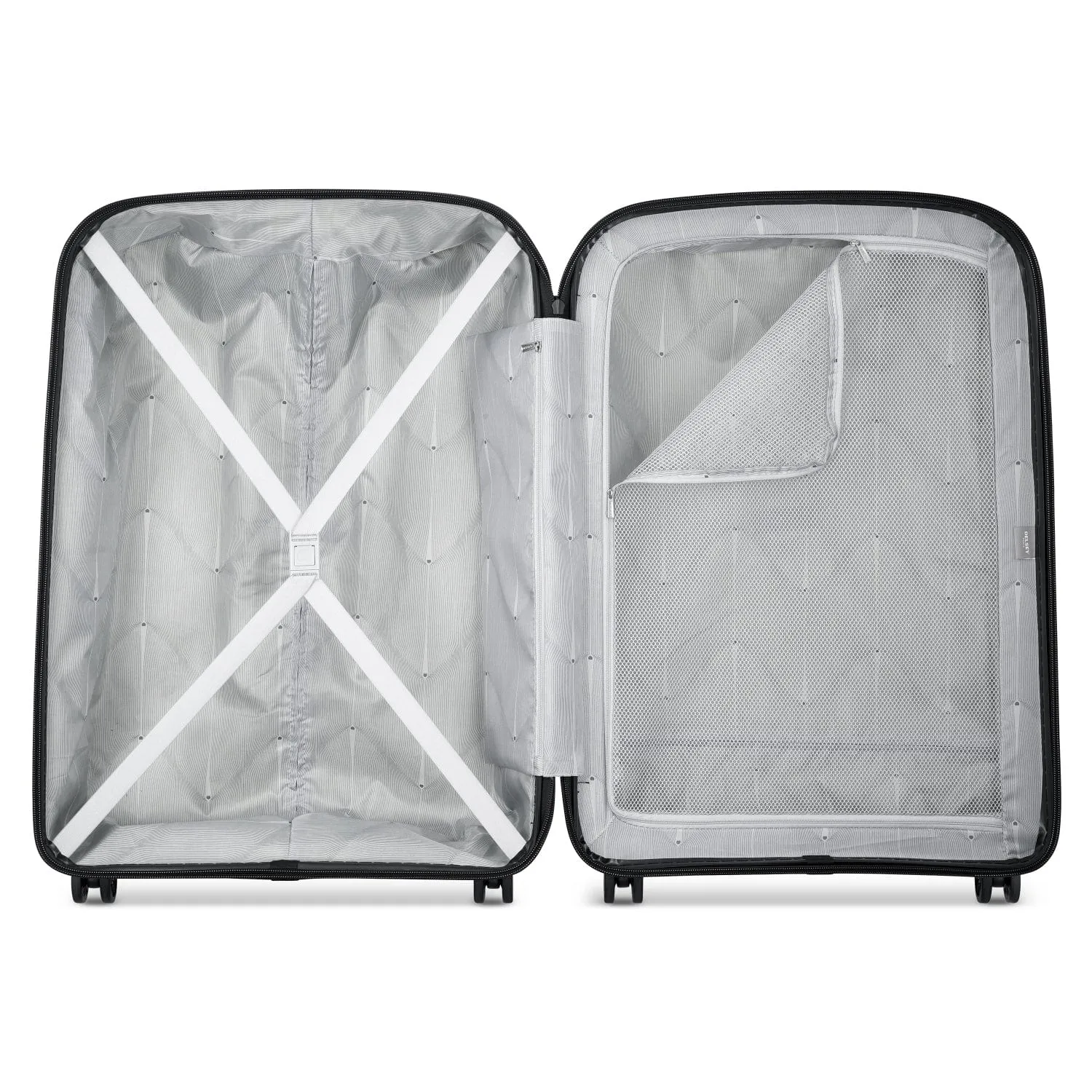 Delsey Belmont  81cm Hardcase 4 Double Wheel Non-Expandable Check-In Luggage Trolley Black - 00386183600