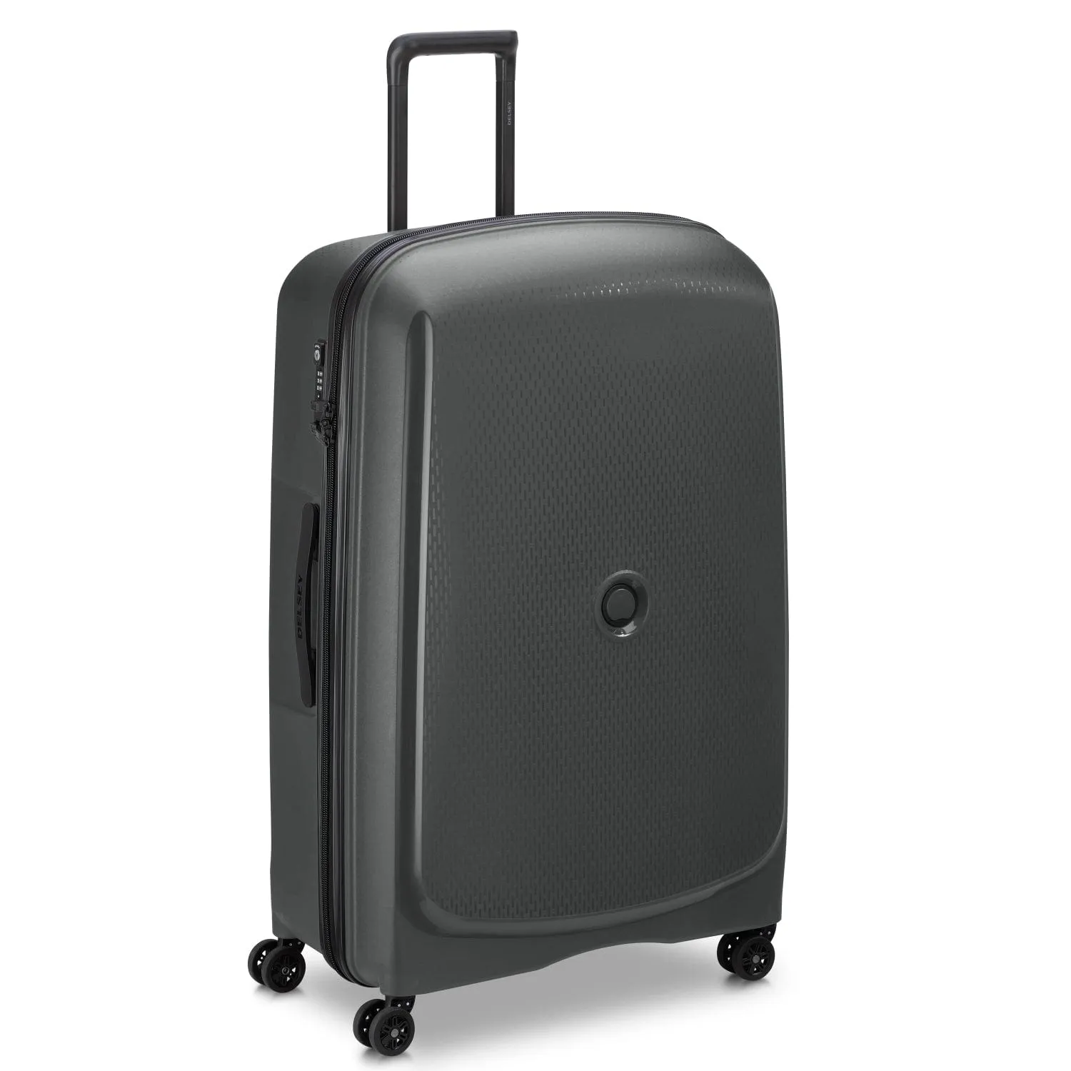 Delsey Belmont  81cm Hardcase 4 Double Wheel Non-Expandable Check-In Luggage Trolley Black - 00386183600