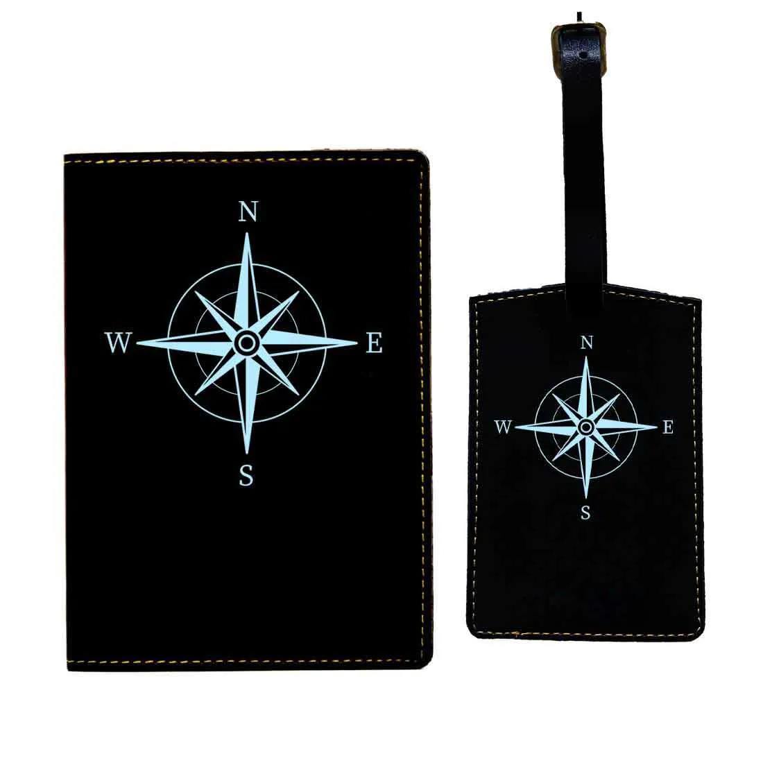 Designer Passport Cover Customized PU Leather Passport Cover and Luggage Tag Set