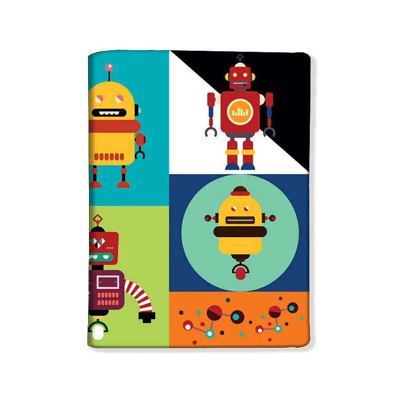 Designer Passport Cover - Robots