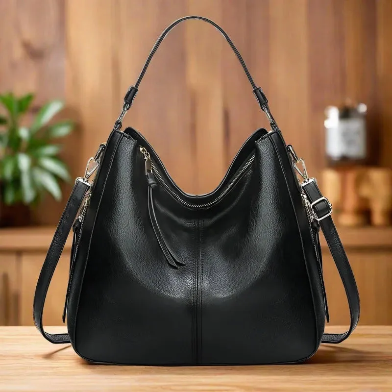 DIDA BEAR Hobo Shoulder Bag: Casual Style with Single Strap, Soft PU Leather, Versatile and Spacious Design