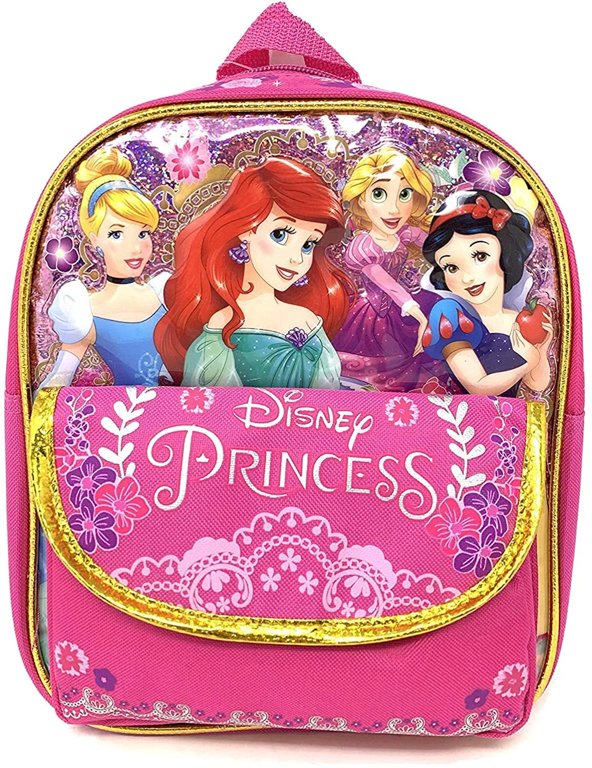 Disney Princess Cinderella Belle Aurora Rapunzel 10" Mini Backpack