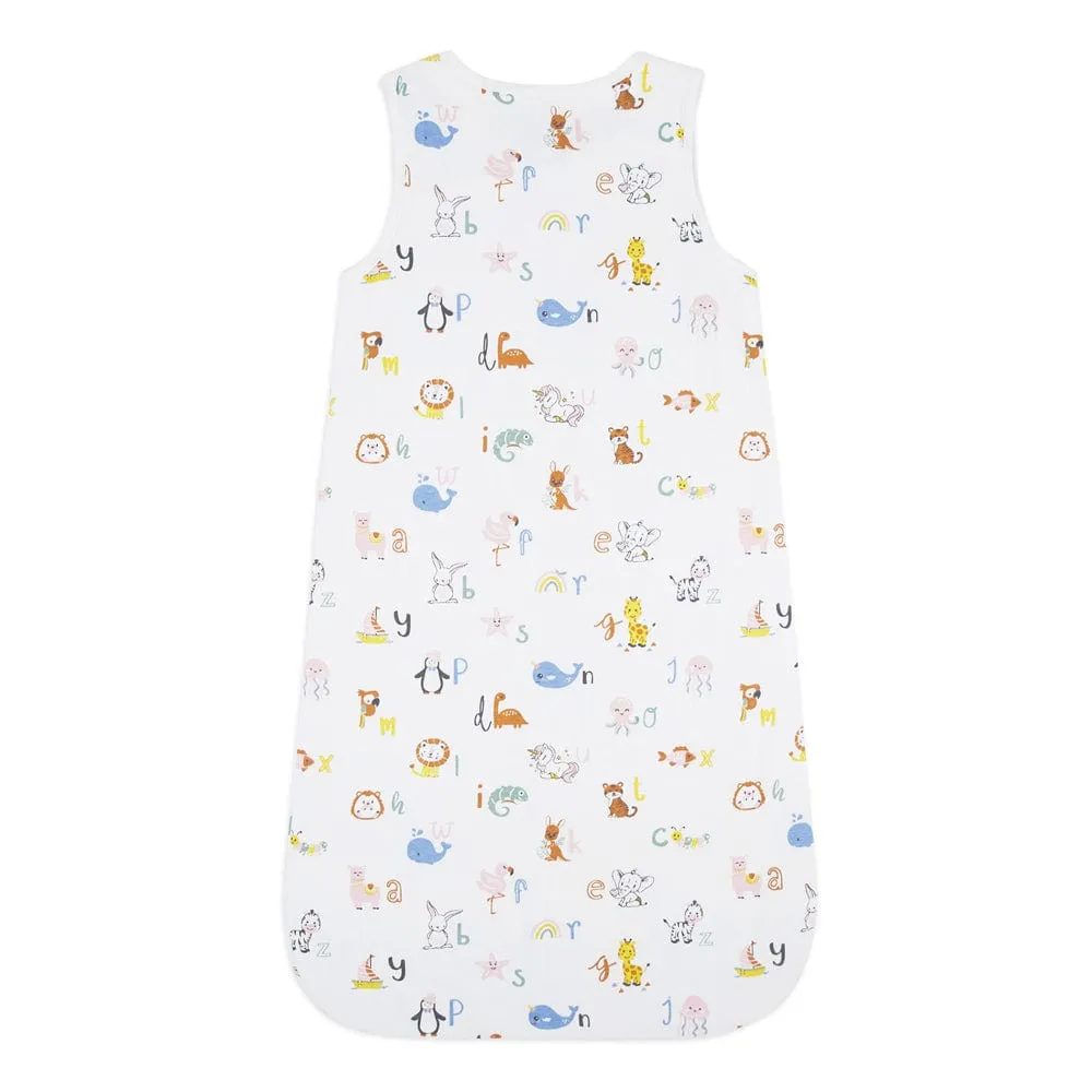 Dreamsack Cotton Sleep Sack, Quilted Layer, Size (6  months), TOG 1.5, Alphabet