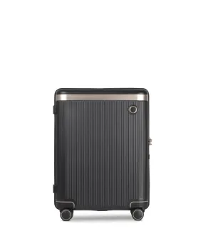 Echolac Dynasty 20" 4 Double Wheel Cabin Luggage Trolley Black-Gold - PC142 20 BLK/ GLD