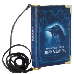 Edgar Allan Poe Book Handbag Crossbody Clutch