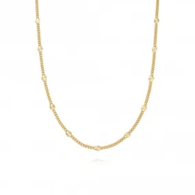 Estee Lalonde Sunburst Chain 18ct Gold Plated Necklace ELN10_GP