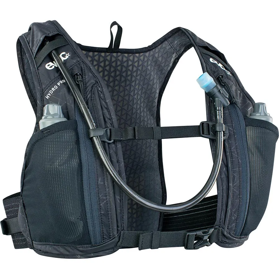 EVOC Hydro Pro Hydration Bag w/ Bladder - Ultra Light Hydration Vest Pack with Secure Fit and Quick-Access Compartments