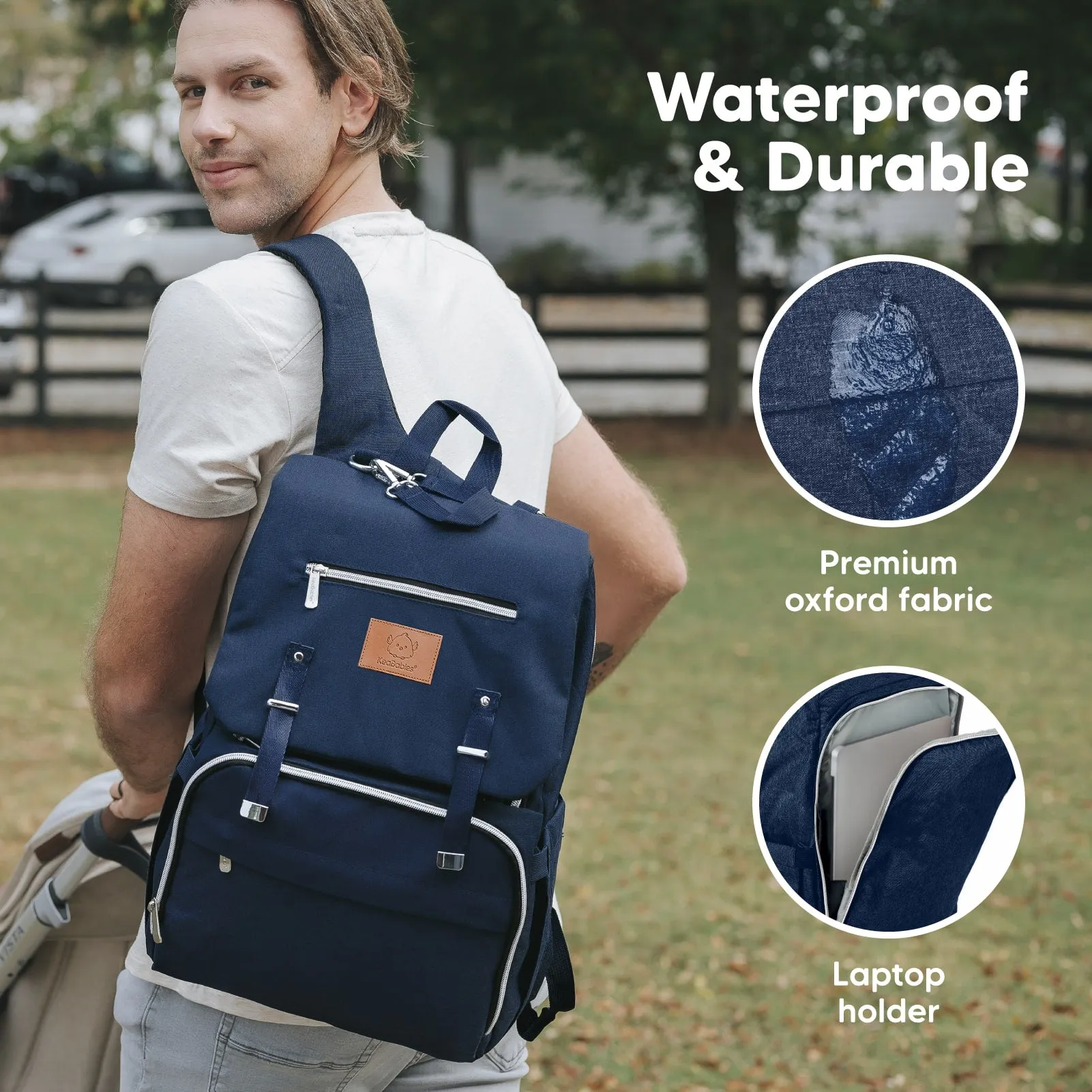 Explorer Diaper Bag (Navy Blue)