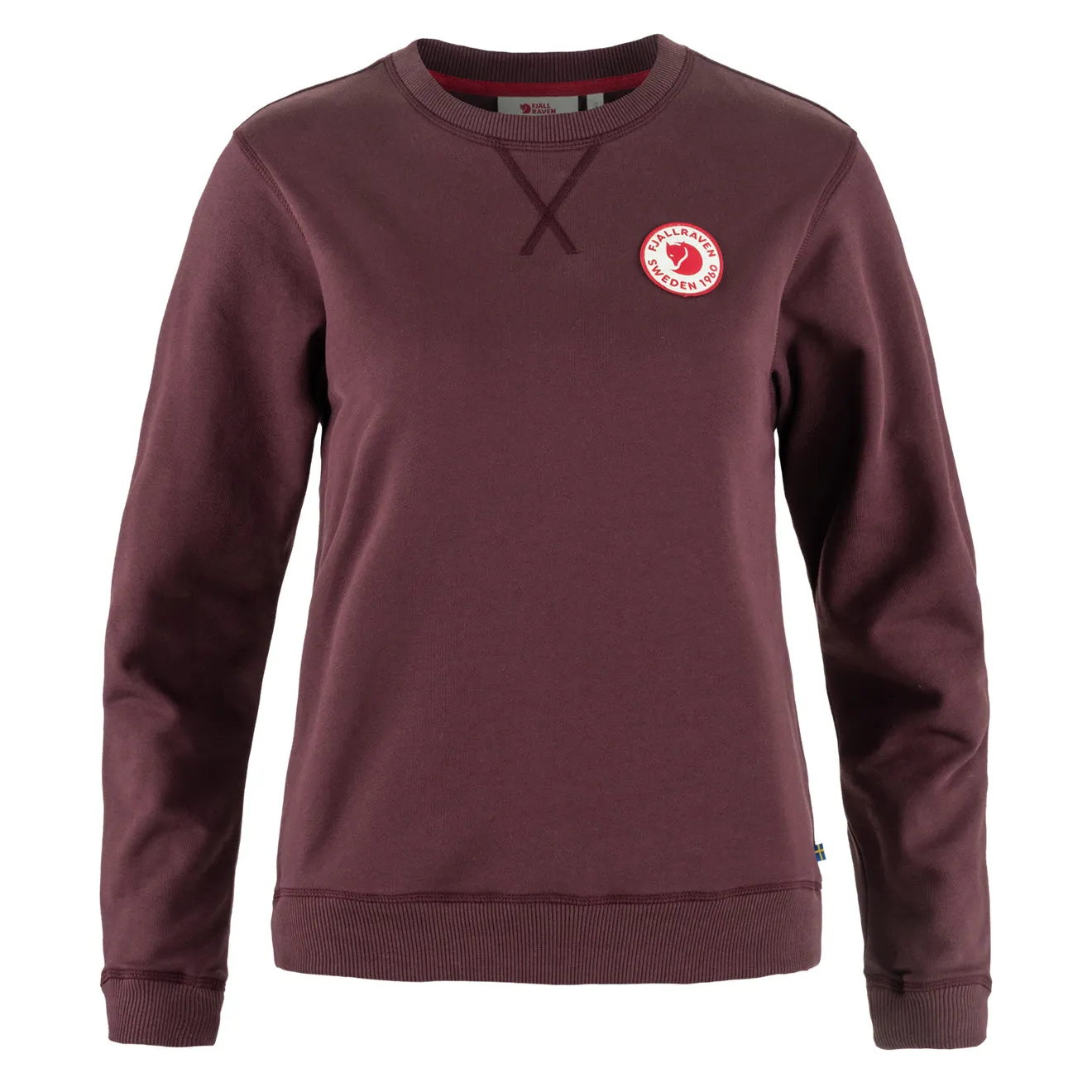 Fjallraven Womens 1960 Logo Badge Sweater Port