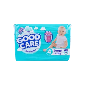 GOOD CARE BABY DIAPER LARGE 4 - 40PCS