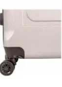 Hard Shell Suitcase with 4 Spinner Wheels Travel Luggage - Silver